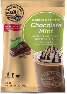 Big Train Blended Ice Coffee 3.5 Lb Bag - Heath Mocha (536x536), Png Download