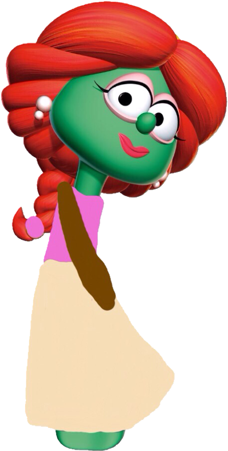 Petunia Rhubarb As Amanda - Veggietales / 25 Favorite Very Veggie Tunes! (768x1024), Png Download