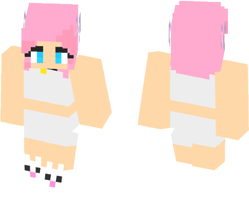Cute Cat Girl - Skin Minecraft Izumi Sagiri (584x497), Png Download