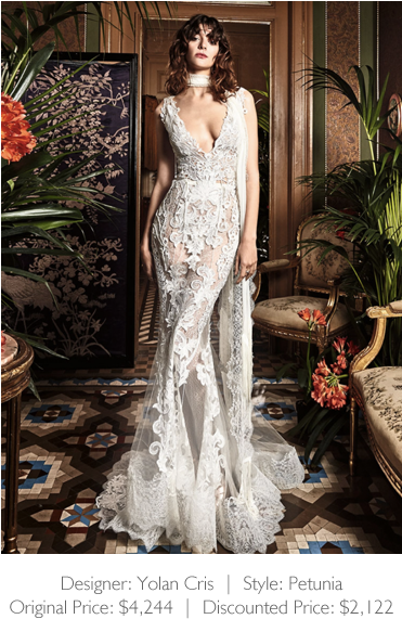 Yolan Cris Petunia - Yolan Cris Edril Weeding Dress (570x570), Png Download