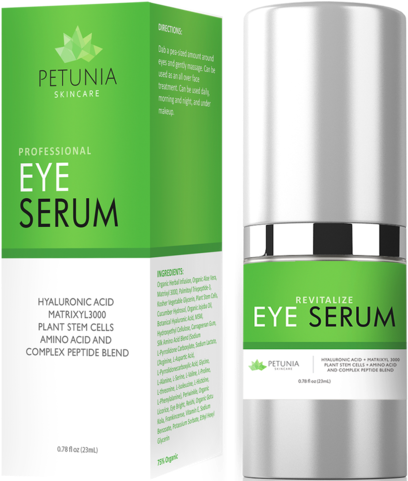 Petunia Revitalize Eye Serum - Revitalize Eye Serum - For Dark Circles, Puffiness, (480x480), Png Download