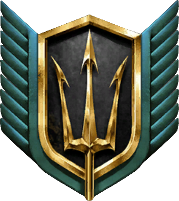 Trident Emblem Mwr - January 27 (368x414), Png Download