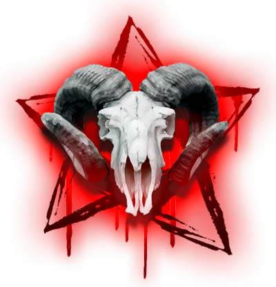Goatskull - Illustration (400x415), Png Download