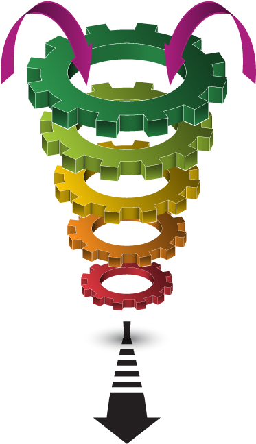 Sales-funnel - Illustration (439x702), Png Download