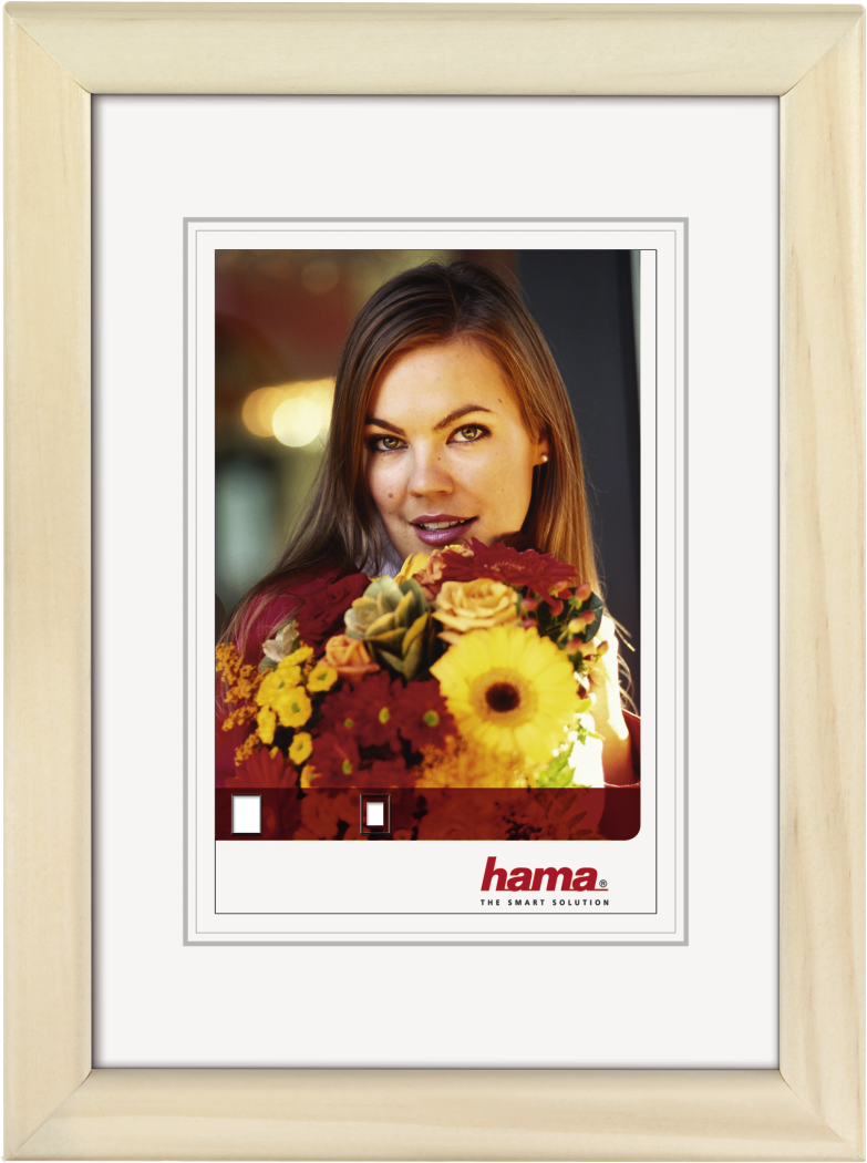 "bella" Wooden Frame, White, 10 X 15 Cm - Hama Bella Gold 15x20 Wood Frame 31670 (1100x1100), Png Download