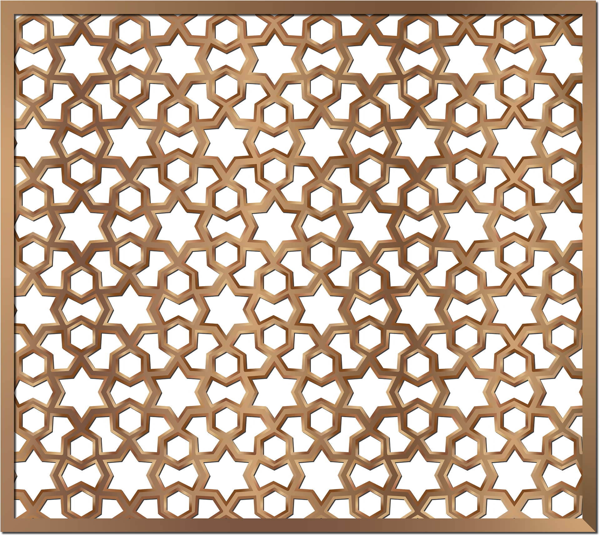 This Is A Lattice Screen Colored Vector Of A Traditional - Jammu And Kashmir (1920x1714), Png Download