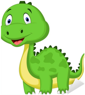 Cute Green Dinosaur (400x400), Png Download