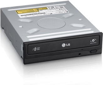 Lg 24x Internal Black Color Sata Dvd Writer Oem Gh24nsc0 - Lg Dvd Rw (335x495), Png Download