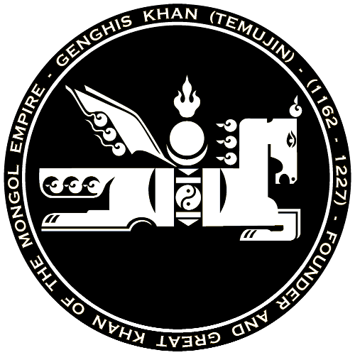 Genghis Khan Emblem (500x500), Png Download