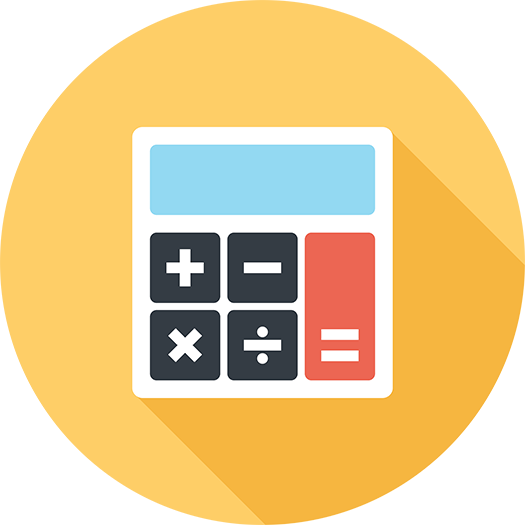 Bookkeeping - Accounting Icon Png Yellow (525x525), Png Download