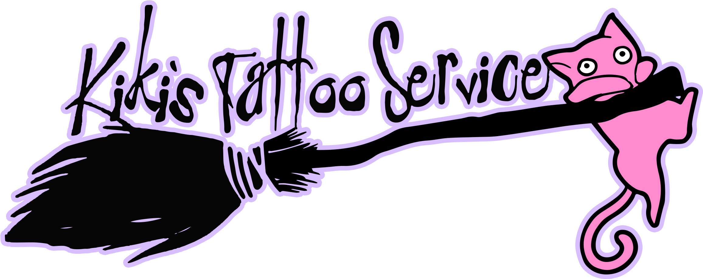 Kikis Tattoo Service - Kiki's Tattoo Service (2360x930), Png Download