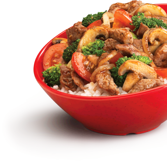 Stir Fry Genghis Grill (574x558), Png Download