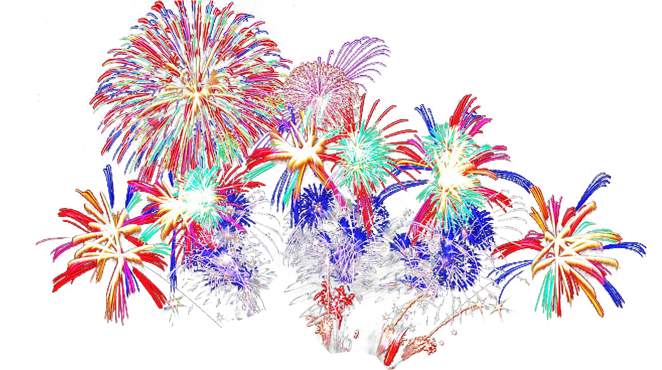Firework Png Effects - Fireworks Transparent Background (1314x794), Png Download