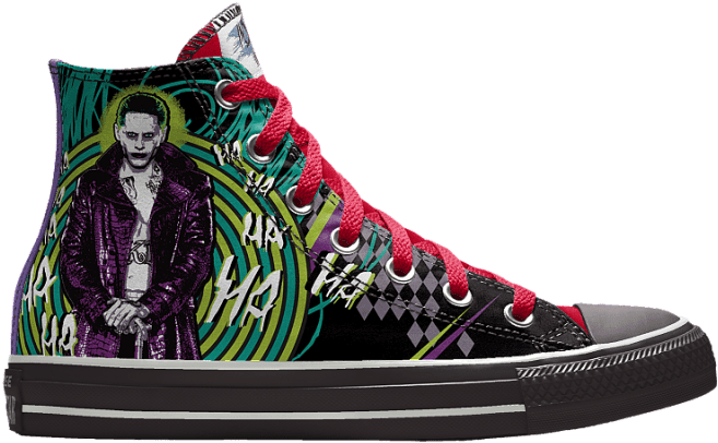 Suicide Squad Converse - Suicide Squad Iphone 8 Case - Jared Leto Joker | Skinit (800x457), Png Download