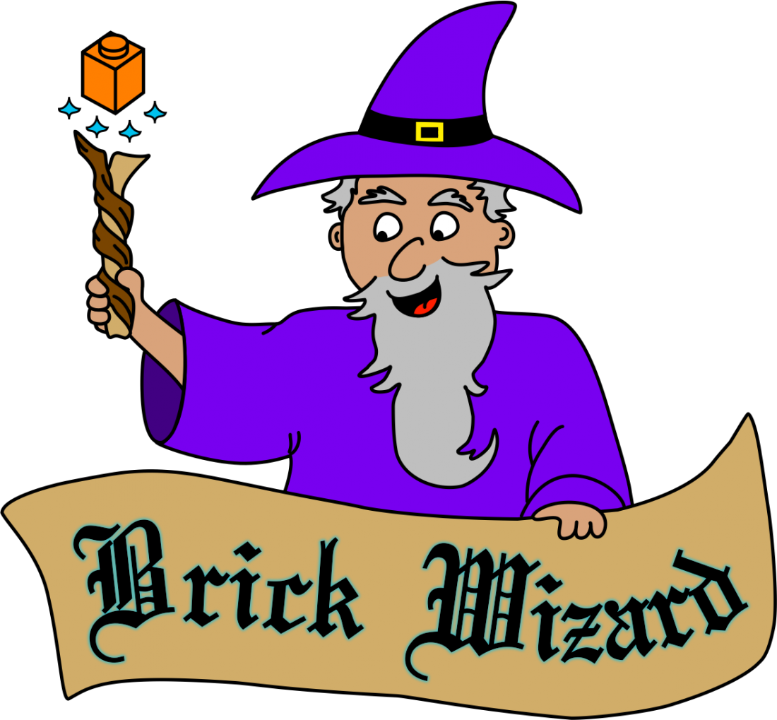 Brick Wizard - Cartoon (1100x1019), Png Download