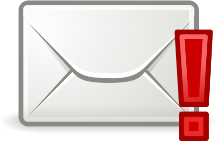 Gnome Mail Mark Important - Important Email Icon (480x480), Png Download
