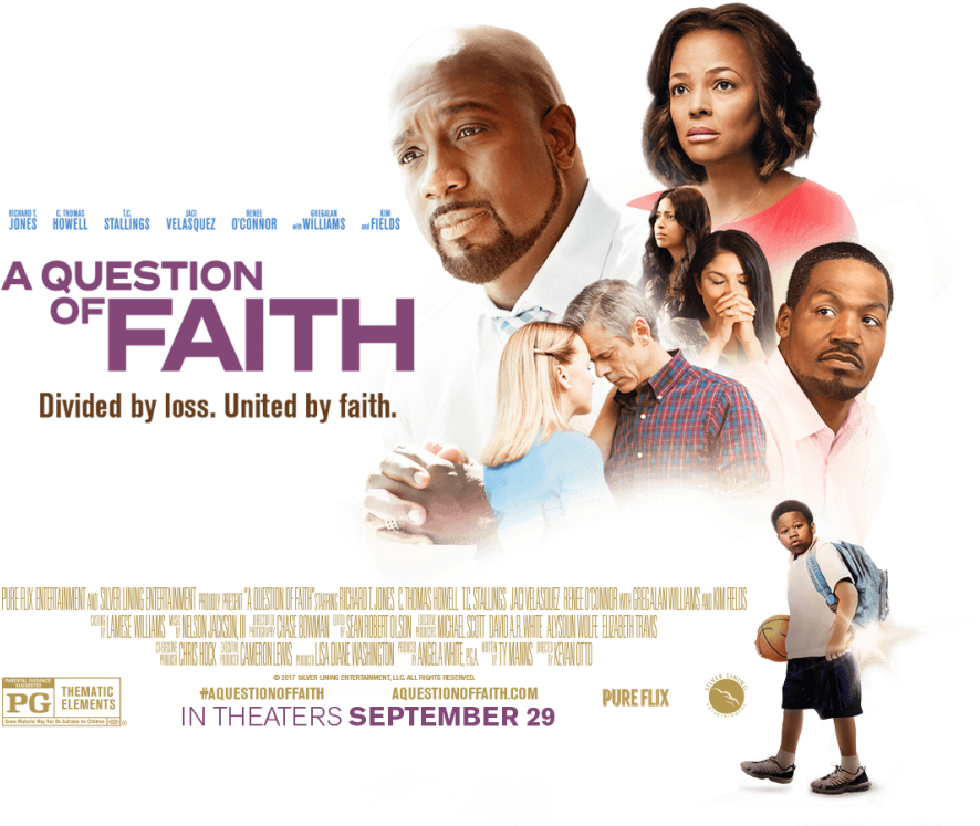 Pure Flix's “a Question Of Faith,” The First Feature - Question Of Faith (918x755), Png Download