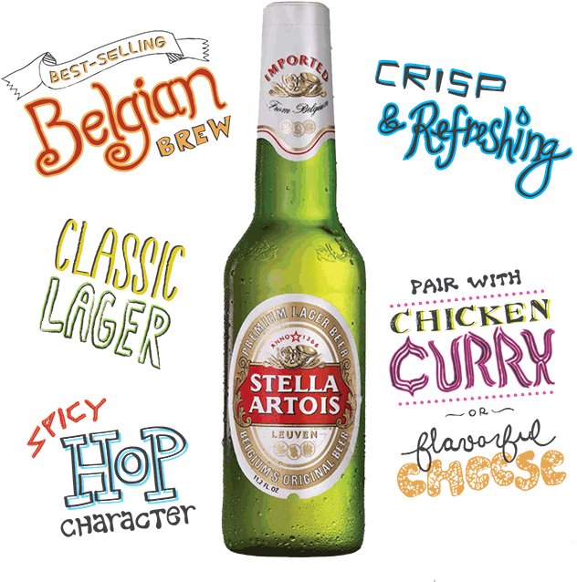 Aib Stellaartois - Stella Artois Flavor (635x657), Png Download