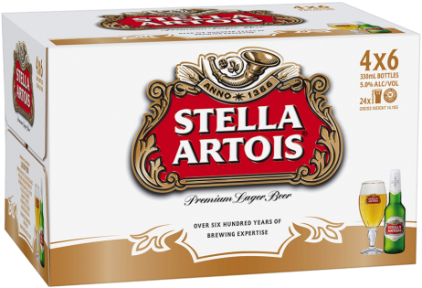 Stella Artois 12pk (500x500), Png Download