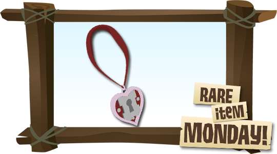 Rare Heart Locket - Animal Jam Rare Fox Hat (540x300), Png Download
