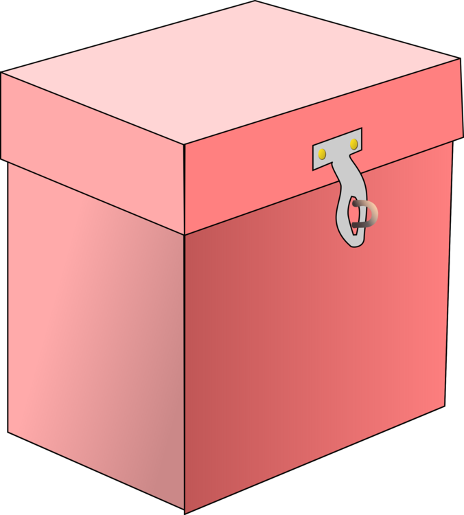 Pink Box Svg Clip Arts 540 X 599 Px (540x599), Png Download