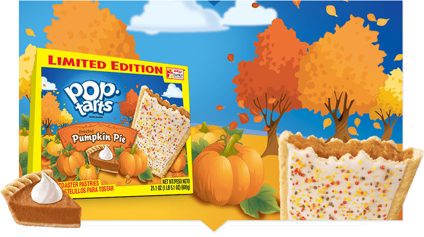 Pop-tarts @ Target Ends 11/25 - Kellogg's Limited Edition Pumpkin Pie Pop Tarts (16 (900x470), Png Download