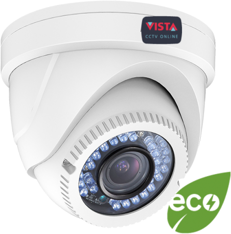 Hd Tvi 1080p - Lts Cmht1823 Eco - Platinum Hd-tvi Turret Camera 2mp, (604x487), Png Download
