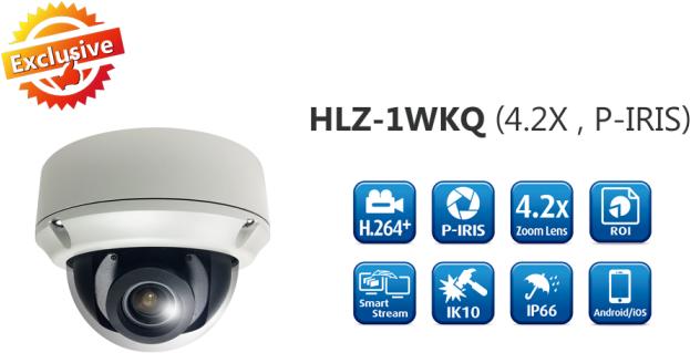 264 P Iris Vandal Dome Hlz 1wkq (630x336), Png Download