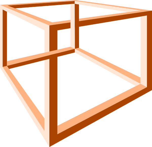 Impossible Box Svg Clip Arts 600 X 580 Px (600x580), Png Download