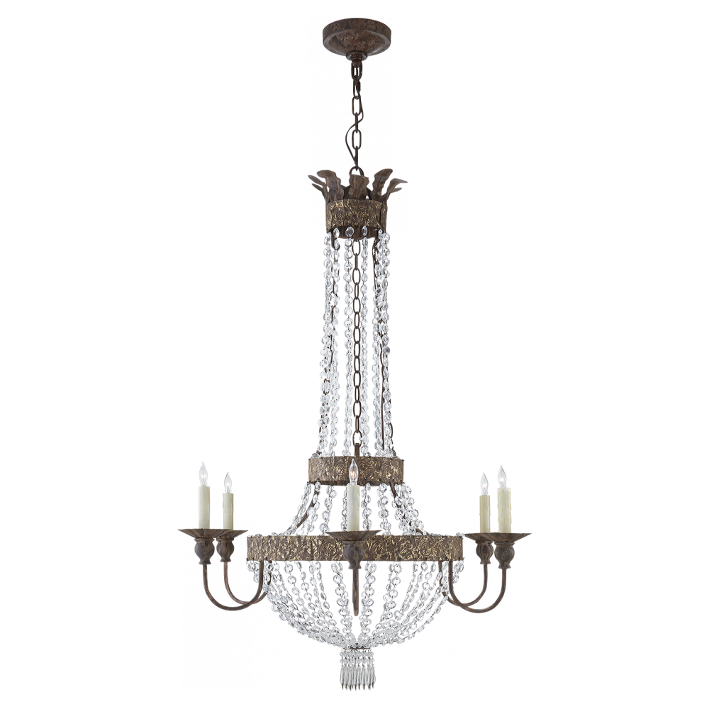 Enlarge Image - Visual Comfort Nw5015agp Niermann Weeks Lyon 6 Light (1000x1000), Png Download