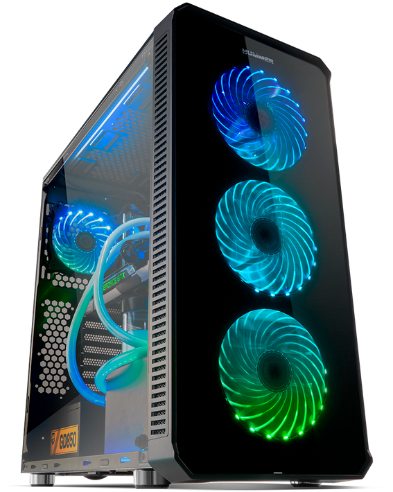 Hummer Tgx Rainbow - Nox Hummer Tgx Rainbow Rgb (579x750), Png Download