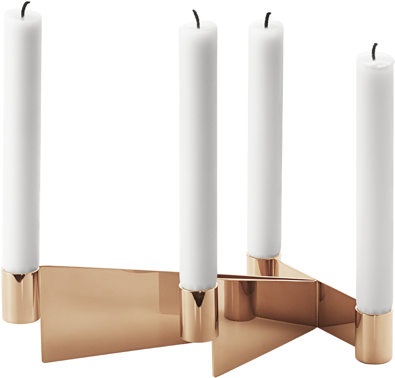 Georg Jensen Urkiola Candle Holder Pvd 19.5 Cm (1200x1200), Png Download