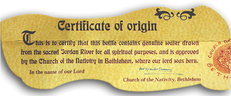 Holy Jordan River Water - Jordan River (750x374), Png Download