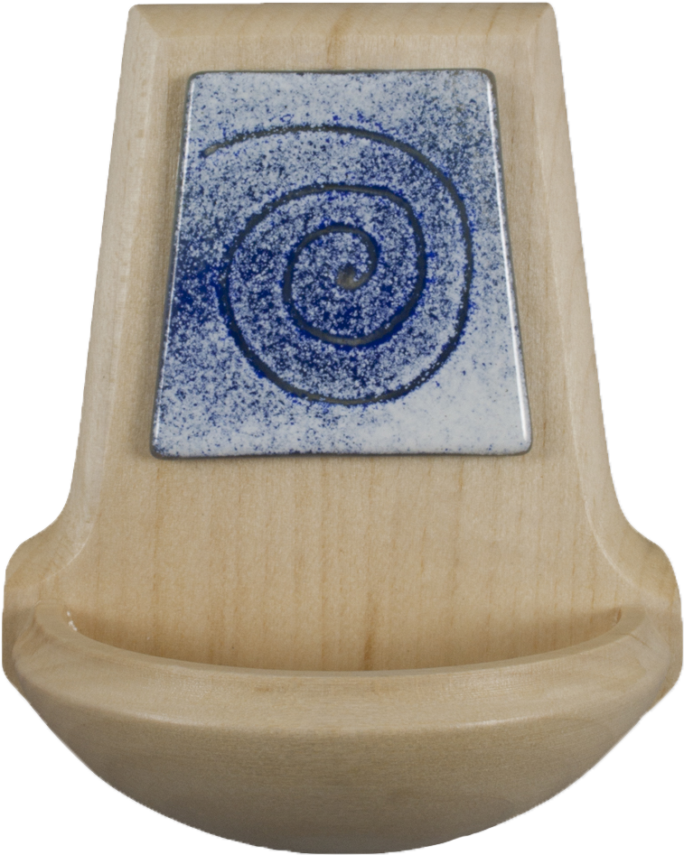 Holy Water Font - Motivationsgeschenke Weihwasserkessel Holz Glasauflage (834x1001), Png Download