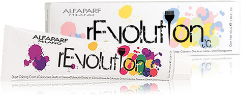 Explosion Of Direct Color - Alfaparf Revolution Semi Permanent Hair Color 3.04 (600x254), Png Download