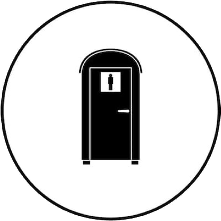 Long Term Hire Services - Portable Toilet Icon (855x851), Png Download