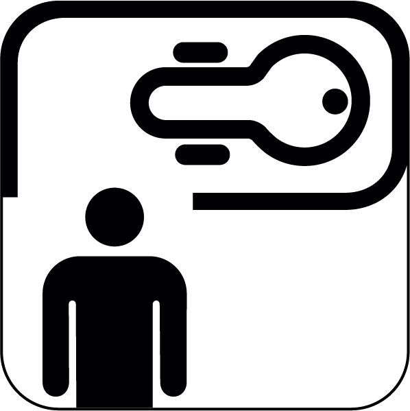 Png B/w - Toilet Symbol (598x599), Png Download