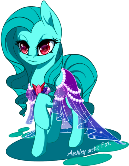 Arctic-fox, Clothes, Dress, Earth Pony, Female, Mare, - Arctic Fox Oc (441x600), Png Download