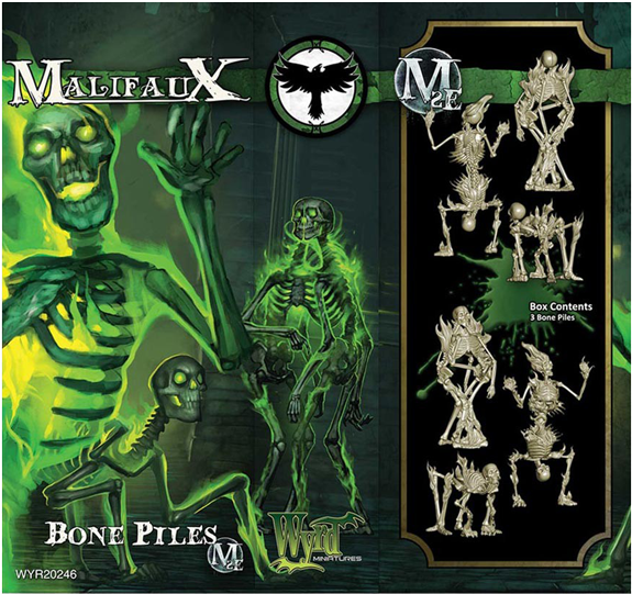 Bone Piles - Malifaux Bone Piles Card (600x800), Png Download