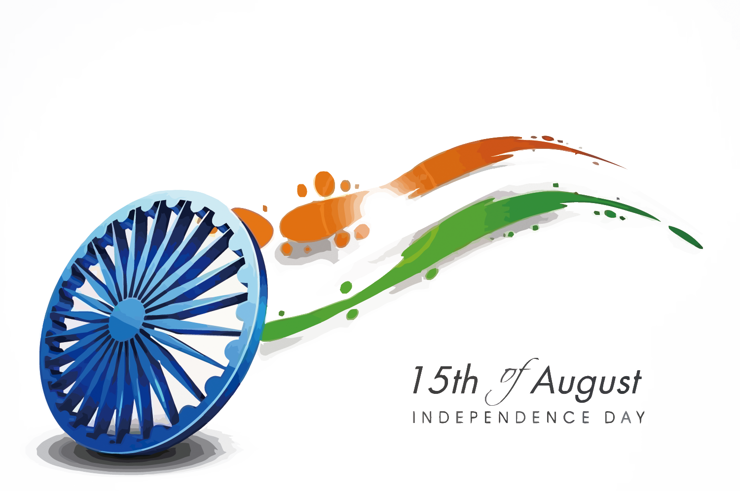 Independence Day Png Free Download - 72 Independence Day India (1500x996), Png Download