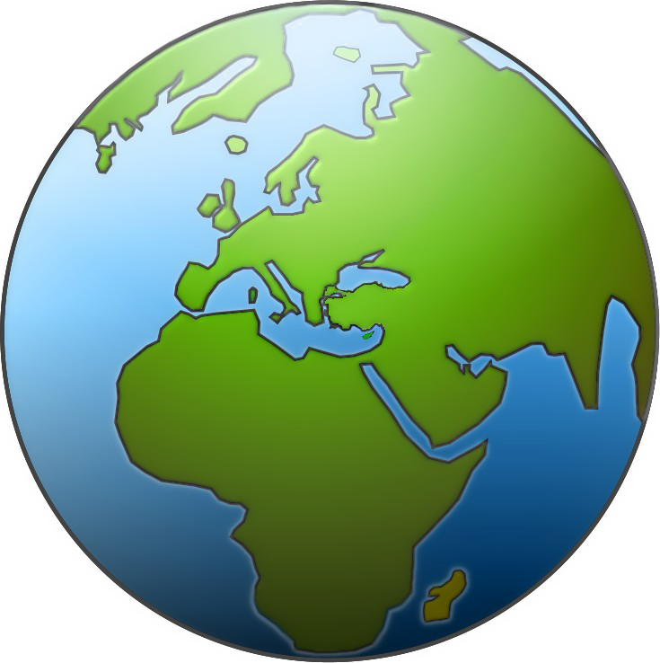 Geography Png Free Download - Earth Clipart Uk (735x738), Png Download