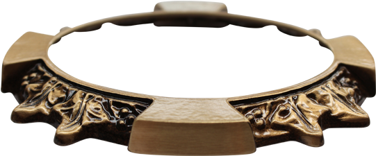 Ivy Leaf Bronze Frame 2 - Bangle (540x540), Png Download