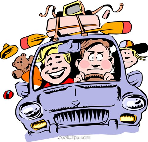 Cartoon Family Vacation Royalty Free Vector Clip Art - We Go On Holiday (480x461), Png Download