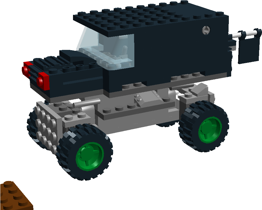 Lego Monster Truck Grave Digger - Monstertruck Lego (1040x839), Png Download