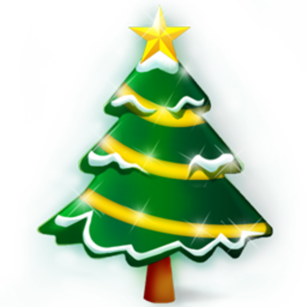 Christmas Tree (600x600), Png Download