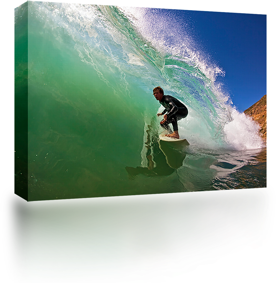 Green Wave Rider - Wave (1024x1024), Png Download