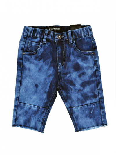 Kids Stretch Denim Cut Off Shorts, Unisex Cut Off Jean - Blue Authority (800x533), Png Download