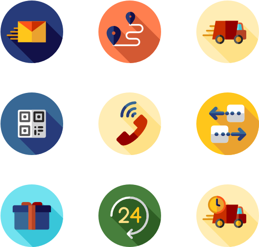 Shipping And Delivey - Trip Icons (600x564), Png Download