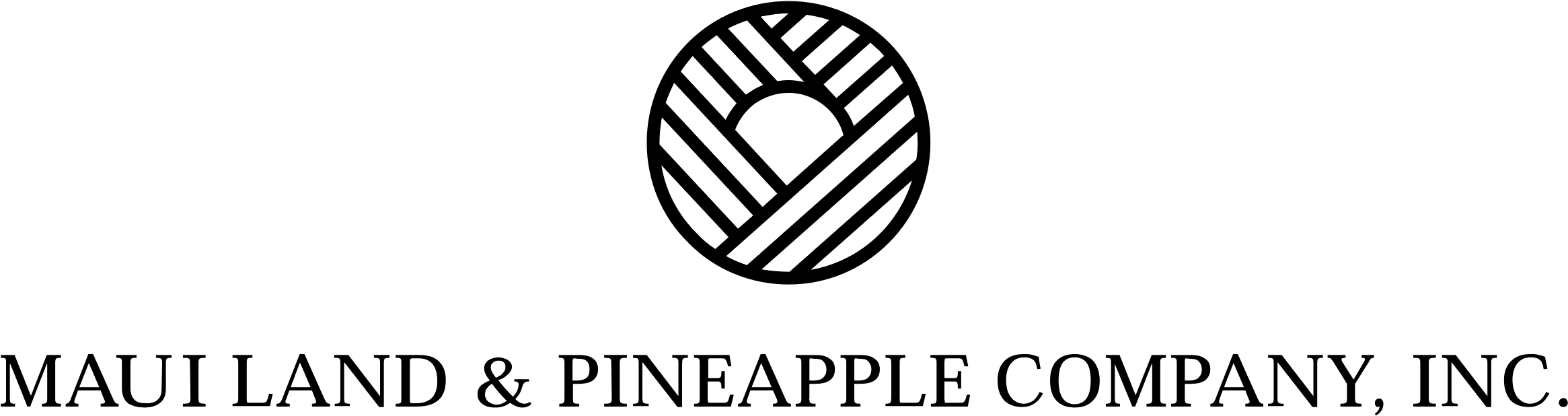 Maui Land & Pineapple Company Logo Black And White - Maui (2400x2400), Png Download