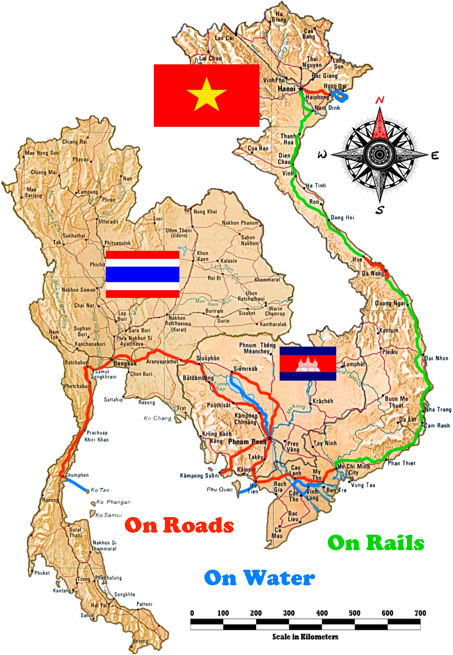 Map Of Thailand (904x1306), Png Download